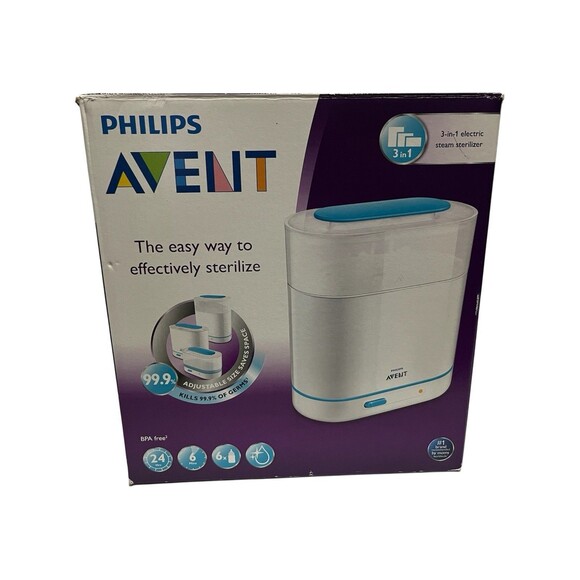 Philips Avent SCF284/05 3-in-1 Electric Steam Sterilizer - NEW IN BOX - Picture 1 of 7